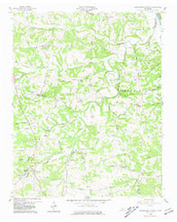 Cumberland Furnace Tennessee Historical topographic map, 1:24000 scale, 7.5 X 7.5 Minute, Year 1958