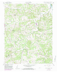 Cumberland Furnace Tennessee Historical topographic map, 1:24000 scale, 7.5 X 7.5 Minute, Year 1958