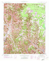 Cumberland Springs Tennessee Historical topographic map, 1:24000 scale, 7.5 X 7.5 Minute, Year 1941