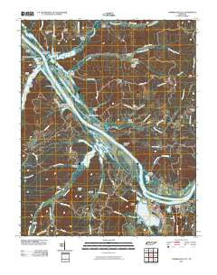 Cumberland City Tennessee Historical topographic map, 1:24000 scale, 7.5 X 7.5 Minute, Year 2010