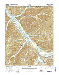 Cumberland City Tennessee Current topographic map, 1:24000 scale, 7.5 X 7.5 Minute, Year 2016