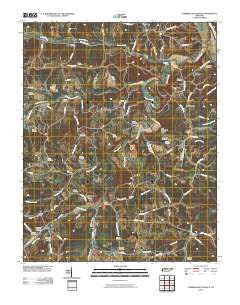 Cumberland Furnace Tennessee Historical topographic map, 1:24000 scale, 7.5 X 7.5 Minute, Year 2010