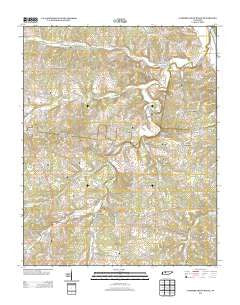 Cumberland Furnace Tennessee Historical topographic map, 1:24000 scale, 7.5 X 7.5 Minute, Year 2013