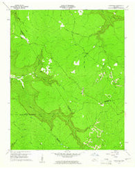Curtistown Tennessee Historical topographic map, 1:24000 scale, 7.5 X 7.5 Minute, Year 1960