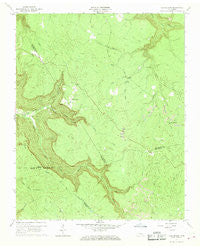 Curtistown Tennessee Historical topographic map, 1:24000 scale, 7.5 X 7.5 Minute, Year 1960
