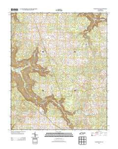 Curtistown Tennessee Historical topographic map, 1:24000 scale, 7.5 X 7.5 Minute, Year 2013