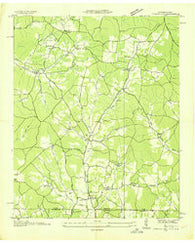Cypress Inn Tennessee Historical topographic map, 1:24000 scale, 7.5 X 7.5 Minute, Year 1936