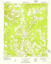 Cypress Inn Tennessee Historical topographic map, 1:24000 scale, 7.5 X 7.5 Minute, Year 1951