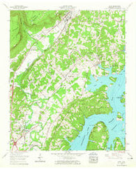 Daisy Tennessee Historical topographic map, 1:24000 scale, 7.5 X 7.5 Minute, Year 1958