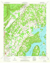 Daisy Tennessee Historical topographic map, 1:24000 scale, 7.5 X 7.5 Minute, Year 1958