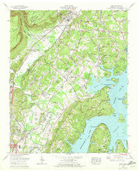 Daisy Tennessee Historical topographic map, 1:24000 scale, 7.5 X 7.5 Minute, Year 1969