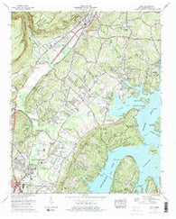 Daisy Tennessee Historical topographic map, 1:24000 scale, 7.5 X 7.5 Minute, Year 1976