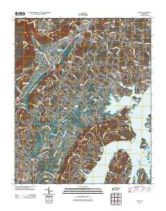 Daisy Tennessee Historical topographic map, 1:24000 scale, 7.5 X 7.5 Minute, Year 2011