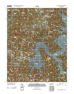 Dale Hollow Dam Tennessee Historical topographic map, 1:24000 scale, 7.5 X 7.5 Minute, Year 2013