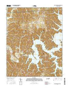 Dale Hollow Dam Tennessee Current topographic map, 1:24000 scale, 7.5 X 7.5 Minute, Year 2016