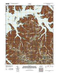 Dale Hollow Reservoir SE Tennessee Historical topographic map, 1:24000 scale, 7.5 X 7.5 Minute, Year 2010
