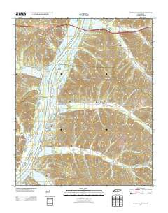 Daniels Landing Tennessee Historical topographic map, 1:24000 scale, 7.5 X 7.5 Minute, Year 2013