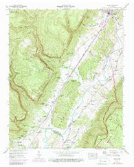 Daus Tennessee Historical topographic map, 1:24000 scale, 7.5 X 7.5 Minute, Year 1946