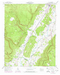 Daus Tennessee Historical topographic map, 1:24000 scale, 7.5 X 7.5 Minute, Year 1946