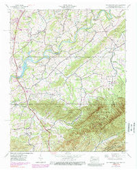 Davy Crockett Lake Tennessee Historical topographic map, 1:24000 scale, 7.5 X 7.5 Minute, Year 1939
