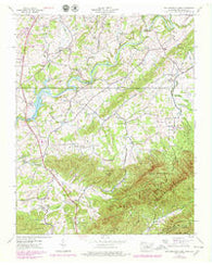 Davy Crockett Lake Tennessee Historical topographic map, 1:24000 scale, 7.5 X 7.5 Minute, Year 1939