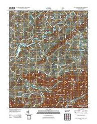 Davy Crockett Lake Tennessee Historical topographic map, 1:24000 scale, 7.5 X 7.5 Minute, Year 2011