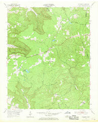 De Rossett Tennessee Historical topographic map, 1:24000 scale, 7.5 X 7.5 Minute, Year 1954