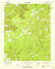 De Rossett Tennessee Historical topographic map, 1:24000 scale, 7.5 X 7.5 Minute, Year 1954