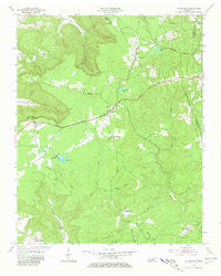 De Rossett Tennessee Historical topographic map, 1:24000 scale, 7.5 X 7.5 Minute, Year 1954