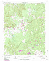 De Rossett Tennessee Historical topographic map, 1:24000 scale, 7.5 X 7.5 Minute, Year 1954