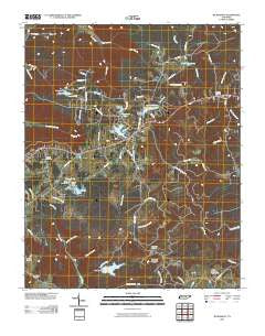 De Rossett Tennessee Historical topographic map, 1:24000 scale, 7.5 X 7.5 Minute, Year 2010