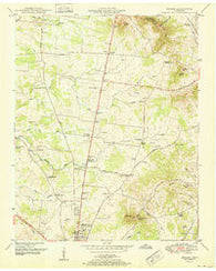 Deason Tennessee Historical topographic map, 1:24000 scale, 7.5 X 7.5 Minute, Year 1951