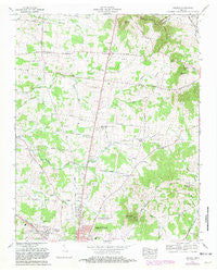 Deason Tennessee Historical topographic map, 1:24000 scale, 7.5 X 7.5 Minute, Year 1966