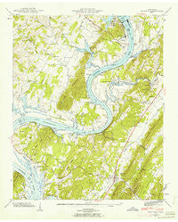 Decatur Tennessee Historical topographic map, 1:24000 scale, 7.5 X 7.5 Minute, Year 1942