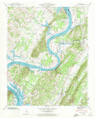 Decatur Tennessee Historical topographic map, 1:24000 scale, 7.5 X 7.5 Minute, Year 1942