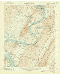 Decatur Tennessee Historical topographic map, 1:24000 scale, 7.5 X 7.5 Minute, Year 1943