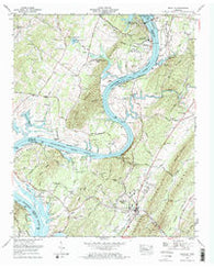 Decatur Tennessee Historical topographic map, 1:24000 scale, 7.5 X 7.5 Minute, Year 1973