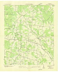 Deerfield Tennessee Historical topographic map, 1:24000 scale, 7.5 X 7.5 Minute, Year 1936