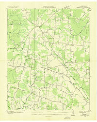 Deerfield Tennessee Historical topographic map, 1:24000 scale, 7.5 X 7.5 Minute, Year 1936