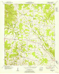 Deerfield Tennessee Historical topographic map, 1:24000 scale, 7.5 X 7.5 Minute, Year 1950