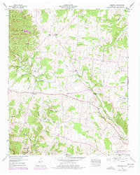 Deerfield Tennessee Historical topographic map, 1:24000 scale, 7.5 X 7.5 Minute, Year 1950