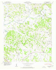 Dellrose Tennessee Historical topographic map, 1:24000 scale, 7.5 X 7.5 Minute, Year 1951