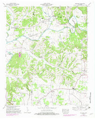Dellrose Tennessee Historical topographic map, 1:24000 scale, 7.5 X 7.5 Minute, Year 1948
