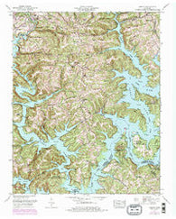 Demory Tennessee Historical topographic map, 1:24000 scale, 7.5 X 7.5 Minute, Year 1952
