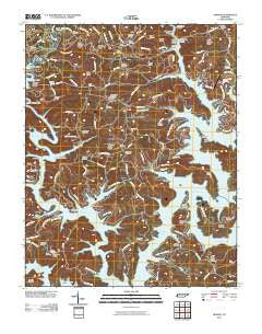 Demory Tennessee Historical topographic map, 1:24000 scale, 7.5 X 7.5 Minute, Year 2010