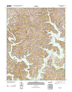 Demory Tennessee Historical topographic map, 1:24000 scale, 7.5 X 7.5 Minute, Year 2013