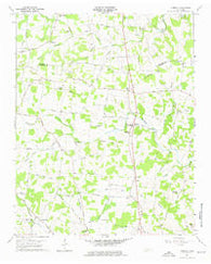 Dibrell Tennessee Historical topographic map, 1:24000 scale, 7.5 X 7.5 Minute, Year 1960