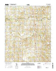Dibrell Tennessee Current topographic map, 1:24000 scale, 7.5 X 7.5 Minute, Year 2016