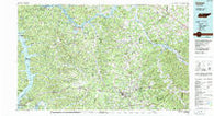 Dickson Tennessee Historical topographic map, 1:100000 scale, 30 X 60 Minute, Year 1985