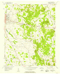 Dillton Tennessee Historical topographic map, 1:24000 scale, 7.5 X 7.5 Minute, Year 1956
